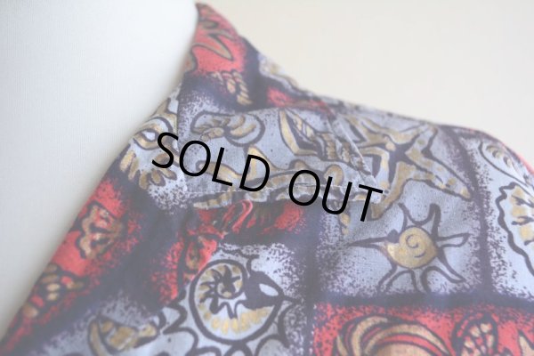 画像8: 1960s La Belle Creole コットンアロハシャツ　 "ビフタネン配色"　 表記L 