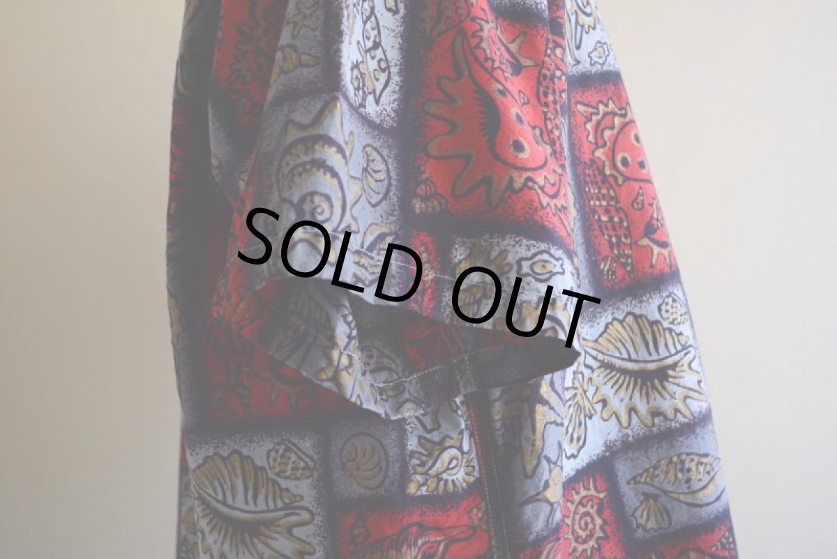 画像12: 1960s La Belle Creole コットンアロハシャツ　 "ビフタネン配色"　 表記L  (12)