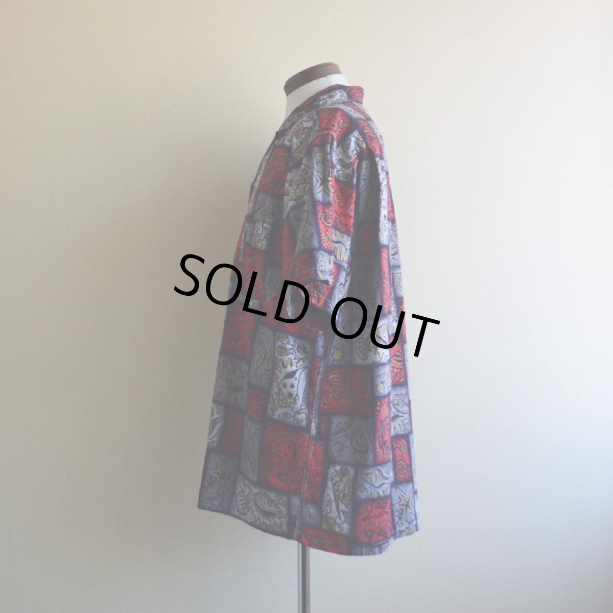 画像4: 1960s La Belle Creole コットンアロハシャツ　 "ビフタネン配色"　 表記L  (4)