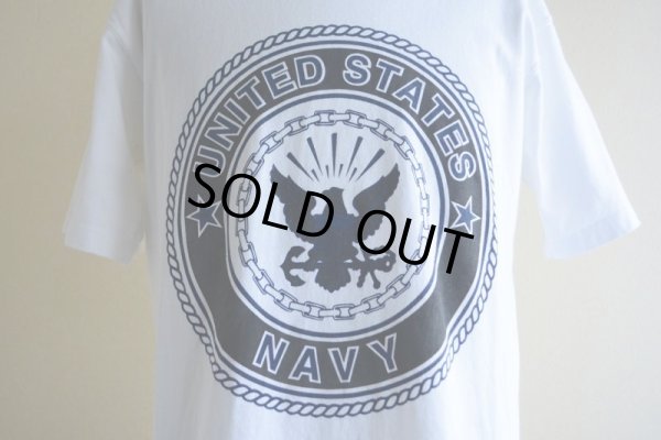 画像8: US.NAVY 両面プリントTシャツ　 "MADE IN USA"　 表記M 