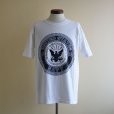 画像1: US.NAVY 両面プリントTシャツ　<br>"MADE IN USA"　<br>表記M<br> (1)