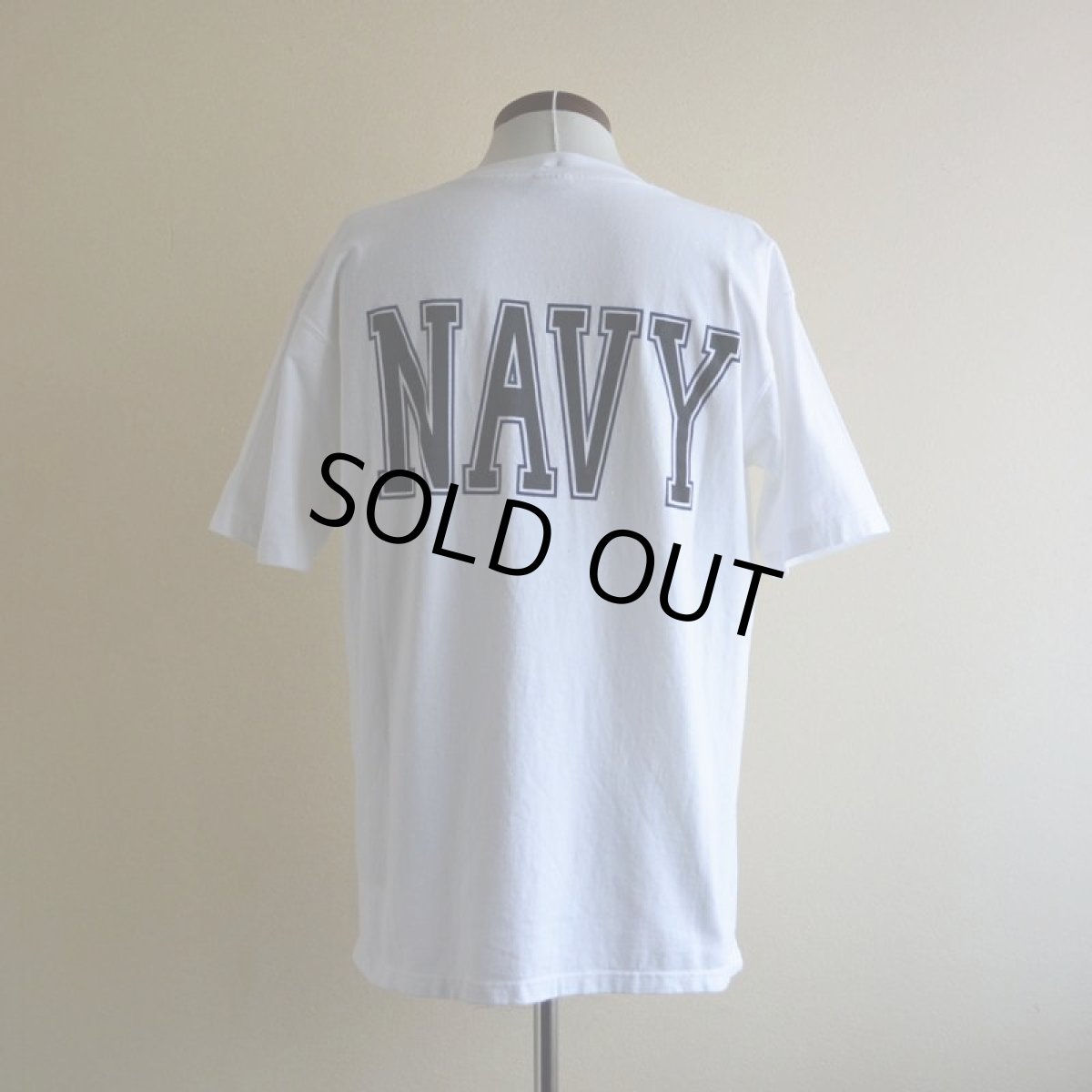 画像3: US.NAVY 両面プリントTシャツ　 "MADE IN USA"　 表記M  (3)