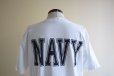 画像12: US.NAVY 両面プリントTシャツ　 "MADE IN USA"　 表記M 