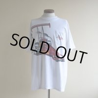 1990s Winston Drag Racing ポケットTシャツ　 "両面プリント"　 実寸XL 