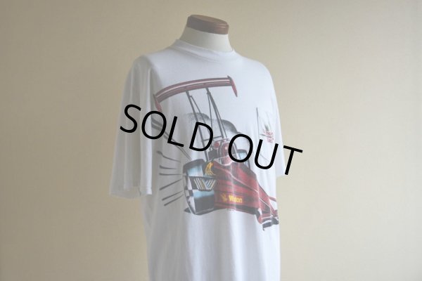 画像7: 1990s Winston Drag Racing ポケットTシャツ  "両面プリント"  実寸XL