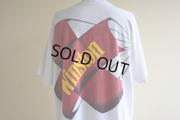 画像13: 1990s Winston Drag Racing ポケットTシャツ  "両面プリント"  実寸XL