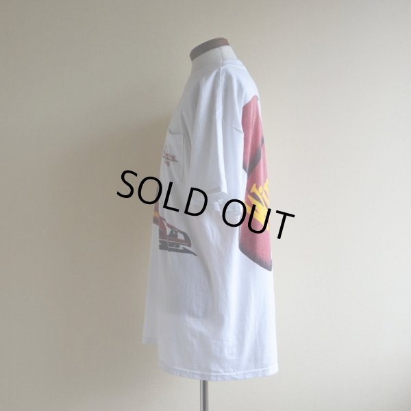 画像4: 1990s Winston Drag Racing ポケットTシャツ  "両面プリント"  実寸XL