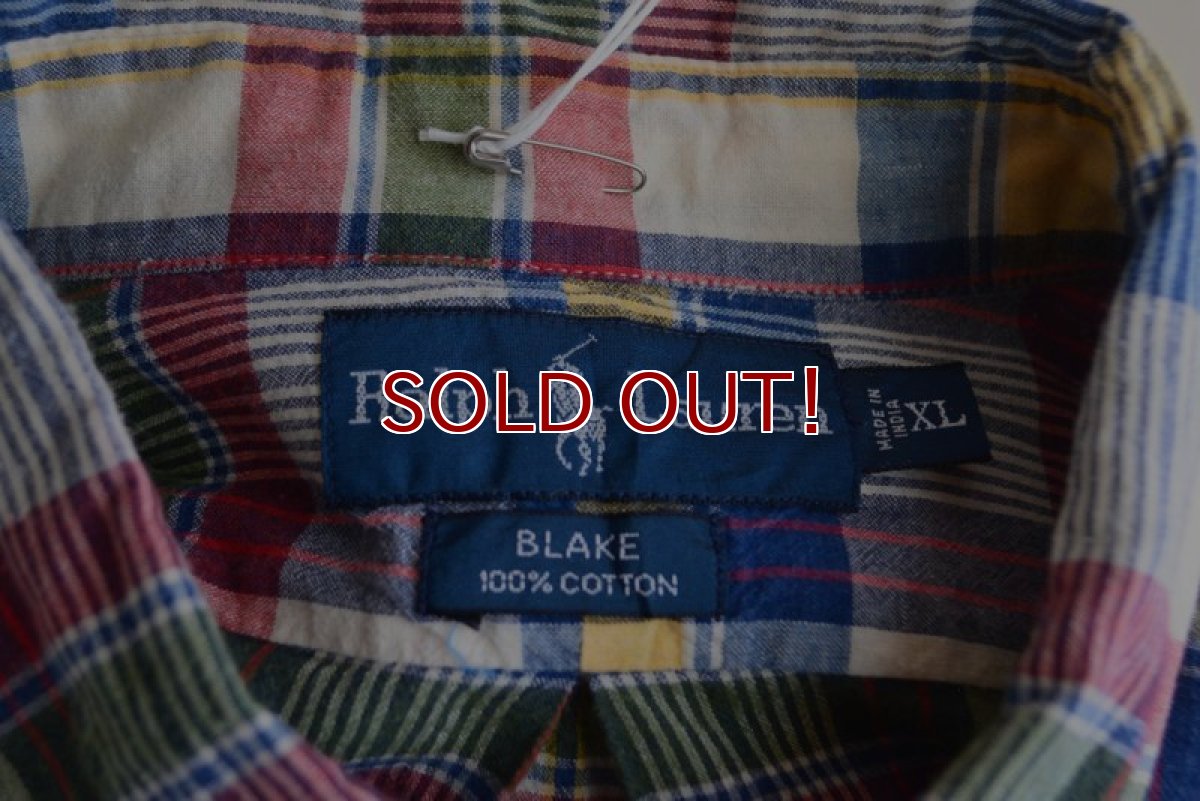 画像5: RalphLauren ボタンダウンシャツ　 "BLAKE"　 表記XL  (5)