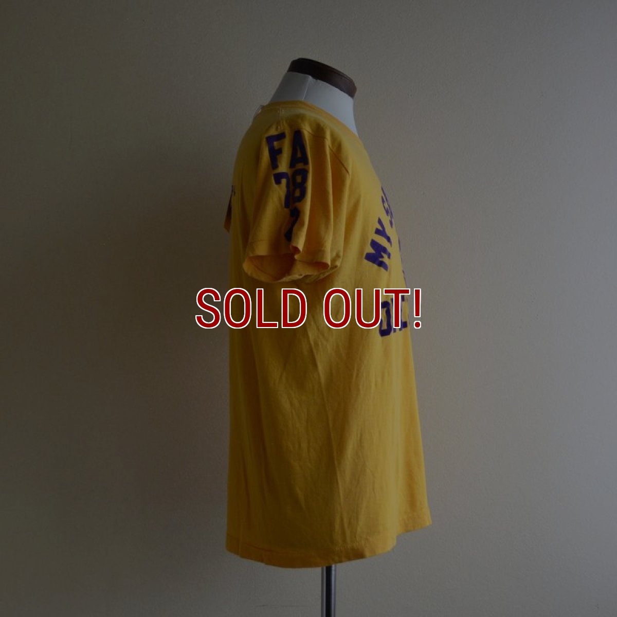画像2: 1980s フロッキープリントTシャツ　 "MADE IN USA"　 表記L  (2)