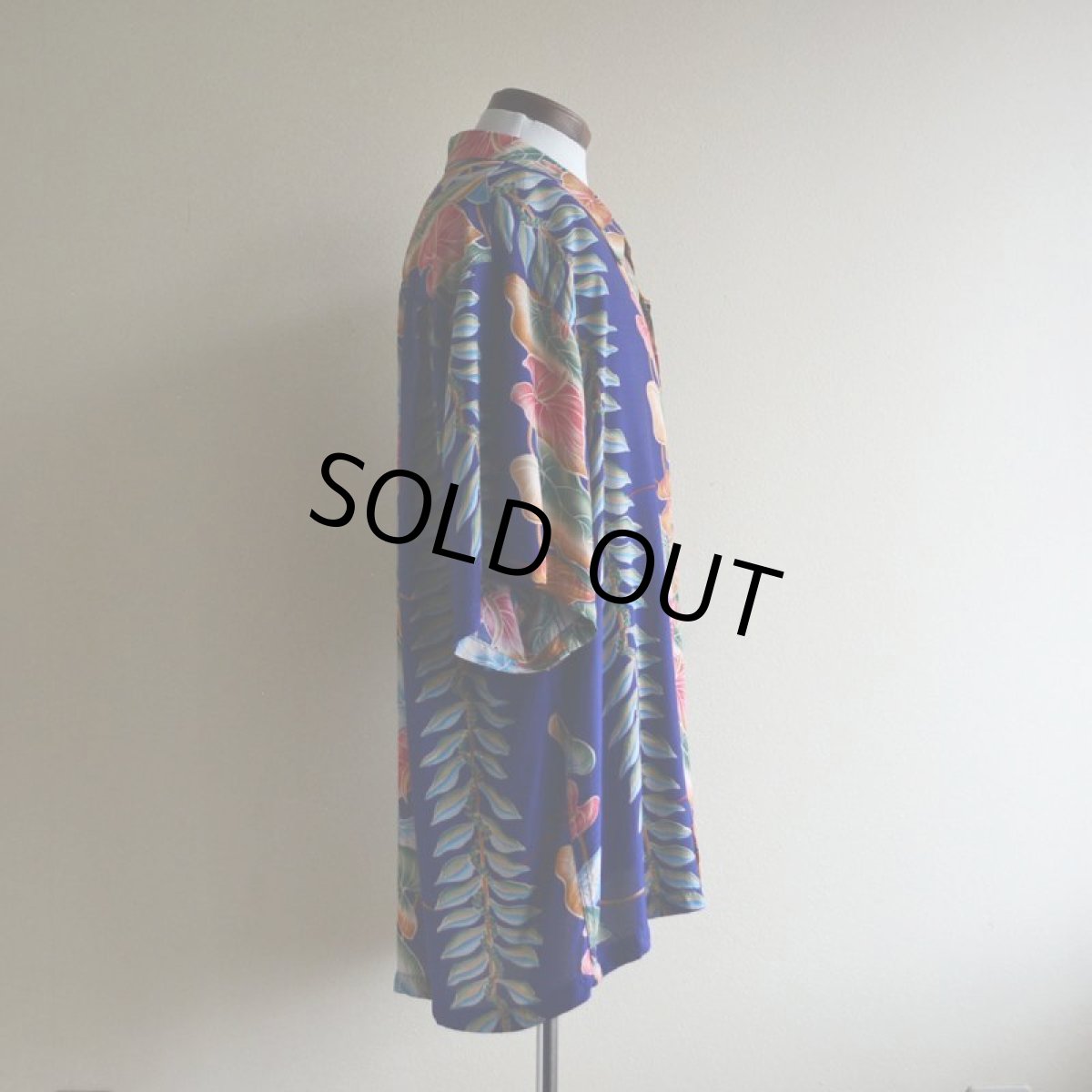 画像2: KAMEHAMEHA レーヨンアロハシャツ　 "MADE IN HAWAII"　 表記XL  (2)