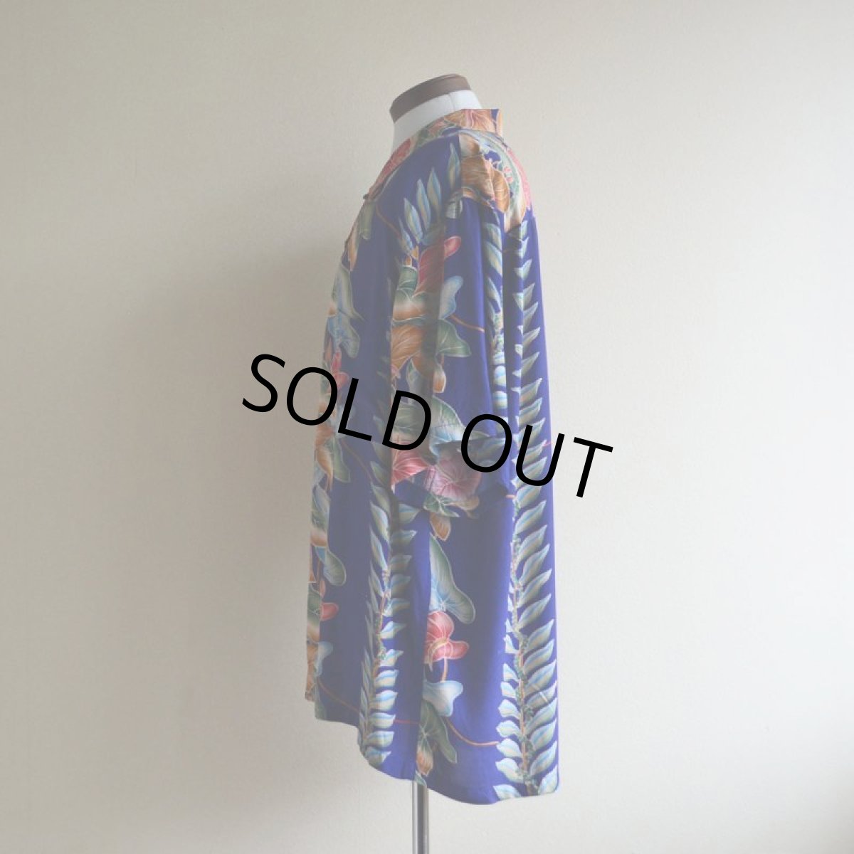 画像4: KAMEHAMEHA レーヨンアロハシャツ　 "MADE IN HAWAII"　 表記XL  (4)