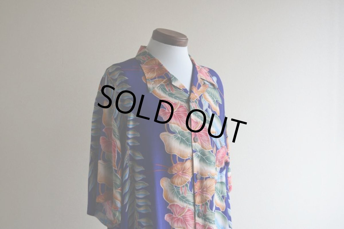 画像7: KAMEHAMEHA レーヨンアロハシャツ　 "MADE IN HAWAII"　 表記XL  (7)