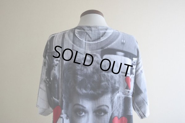 画像10: 1990s I LOVE LUCY 総柄プリントTシャツ  表記L