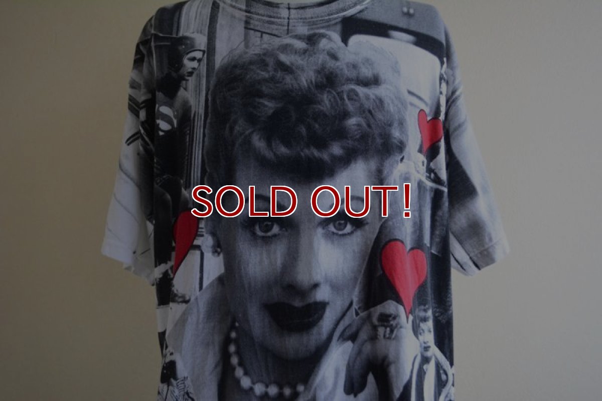 画像8: 1990s I LOVE LUCY 総柄プリントTシャツ　 表記L  (8)