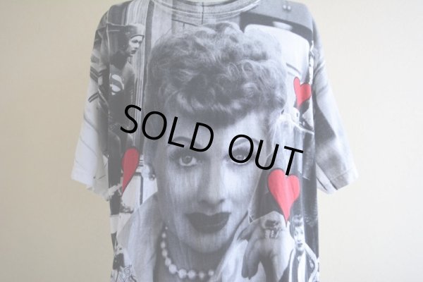 画像8: 1990s I LOVE LUCY 総柄プリントTシャツ  表記L