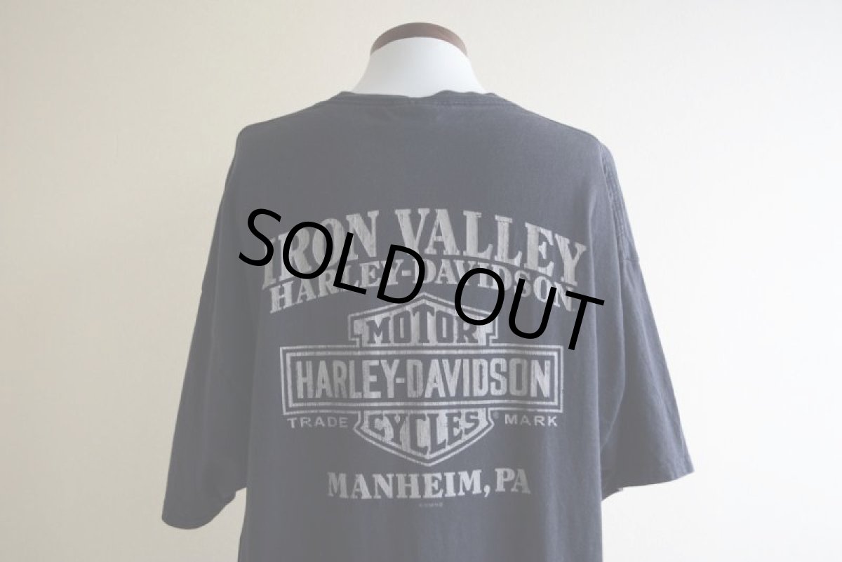 画像13: 2000s〜 HARLEY-DAVIDSON ポケットTシャツ　 表記2XL  (13)