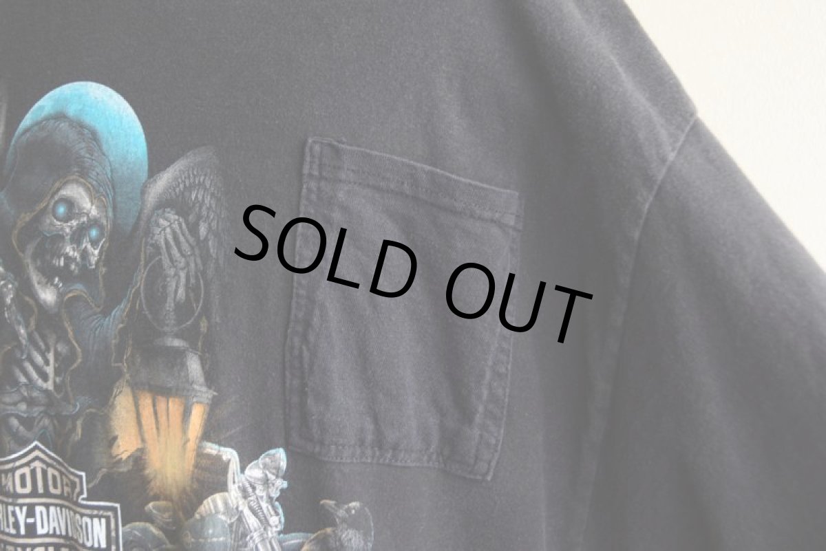 画像9: 2000s〜 HARLEY-DAVIDSON ポケットTシャツ　 表記2XL  (9)