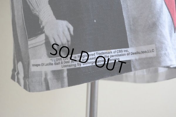 画像9: 1990s I LOVE LUCY 総柄プリントTシャツ  表記L