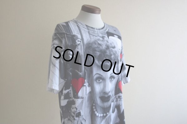 画像7: 1990s I LOVE LUCY 総柄プリントTシャツ  表記L