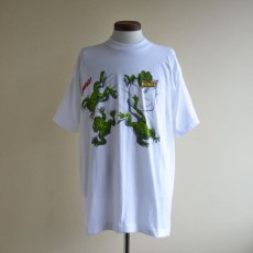 画像1: 1990s YAHOOO！カエルだまし絵 Tシャツ　 MADE IN USA　 表記XL  (1)