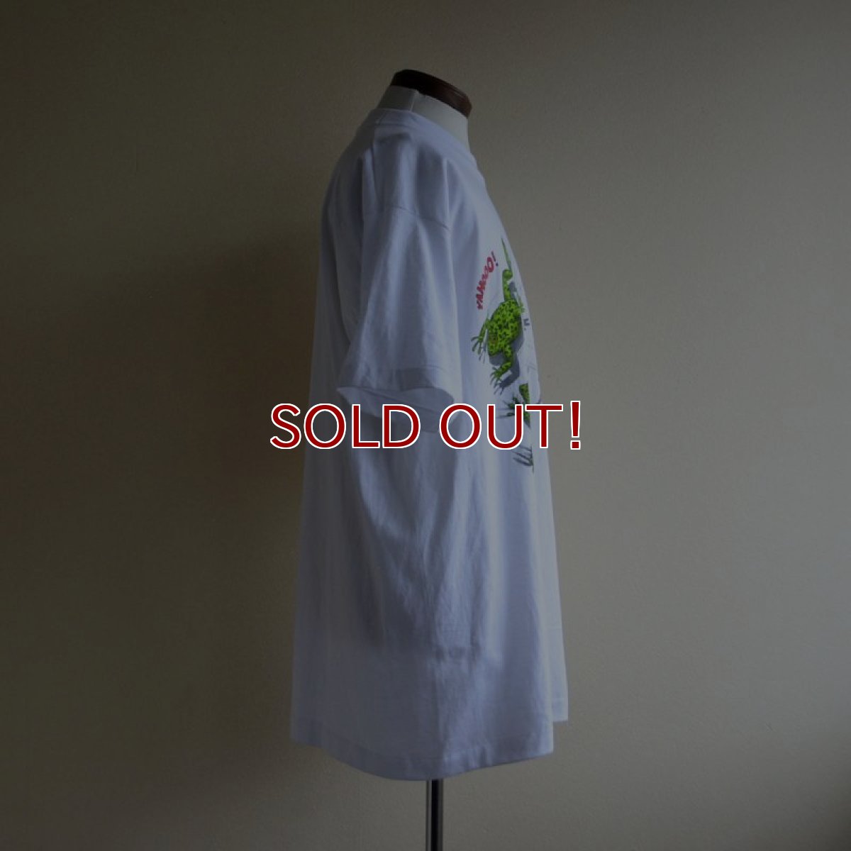 画像2: 1990s YAHOOO！カエルだまし絵 Tシャツ　 MADE IN USA　 表記XL  (2)