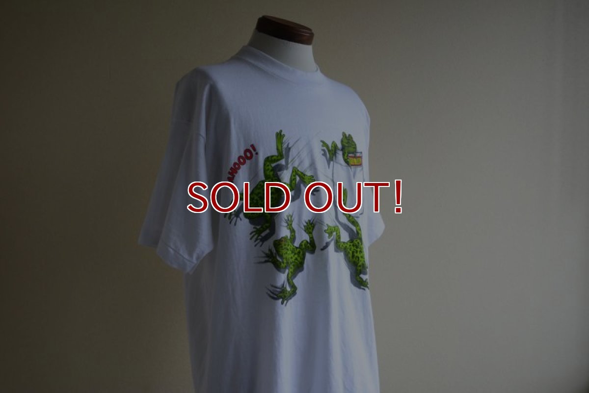 画像7: 1990s YAHOOO！カエルだまし絵 Tシャツ　 MADE IN USA　 表記XL  (7)