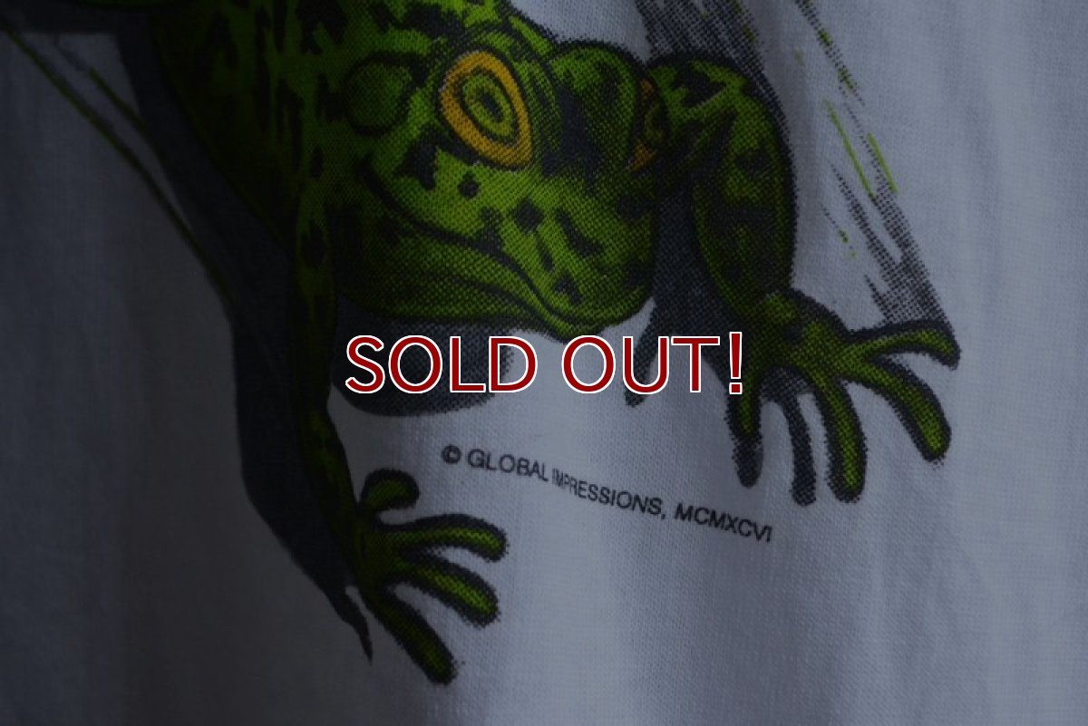 画像10: 1990s YAHOOO！カエルだまし絵 Tシャツ　 MADE IN USA　 表記XL  (10)