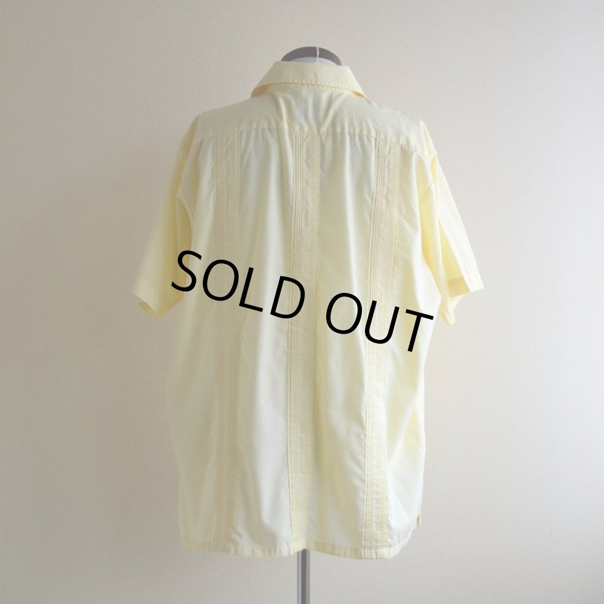 画像3: THE GENUINE HABAND GUAYABERA キューバシャツ　 表記L  (3)