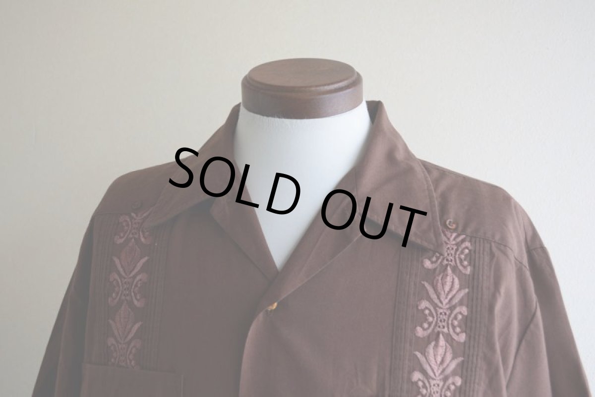 画像6: GUAYABERA by HABAND キューバシャツ　 表記L  (6)