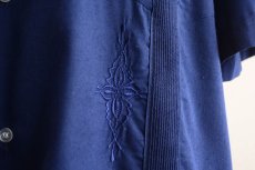 画像9: GUAYABERA YUCA キューバシャツ　 実寸XL  (9)