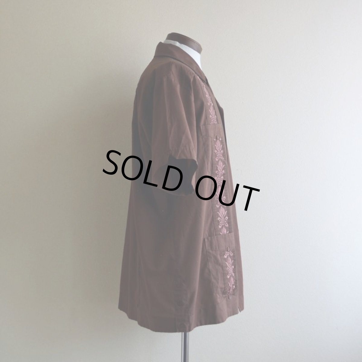 画像2: GUAYABERA by HABAND キューバシャツ　 表記L  (2)