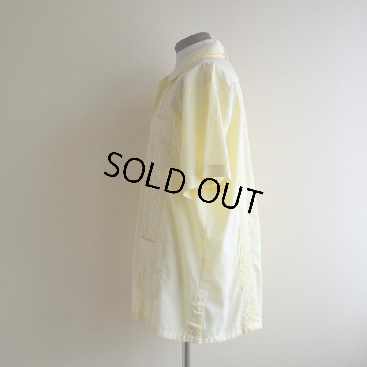 画像4: THE GENUINE HABAND GUAYABERA キューバシャツ　 表記L  (4)