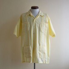 画像1: THE GENUINE HABAND GUAYABERA キューバシャツ　 表記L  (1)