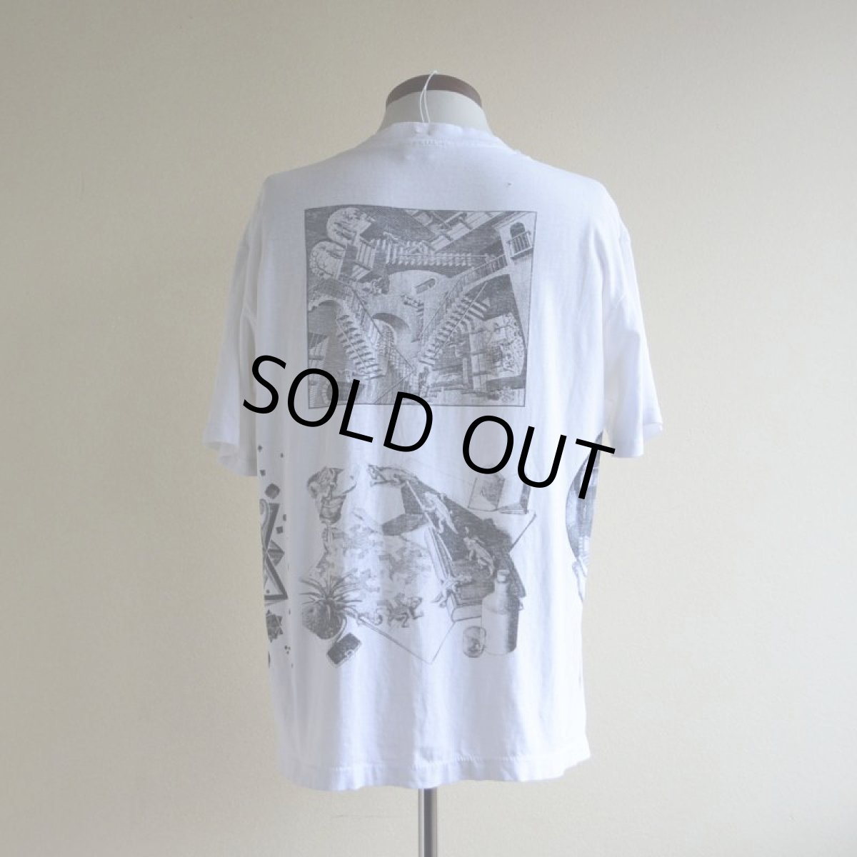 画像3: 1990s M.C. ESCHER マルチプリントTシャツ　 "MADE IN USA"　 表記M  (3)