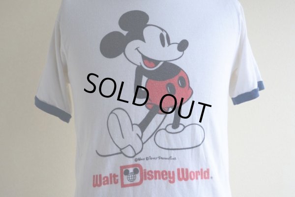 画像8: 1980s MICKEY MOUSE リンガーTシャツ  "MADE IN USA"  表記M