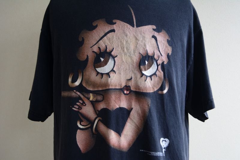 1990s BETTY BOOP Tシャツ 表記L - 古着屋HamburgCafe