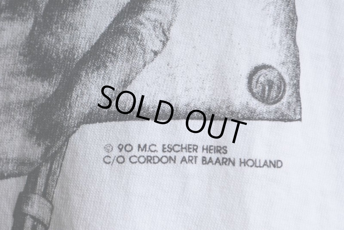 画像8: 1990s M.C. ESCHER マルチプリントTシャツ　 "MADE IN USA"　 表記M  (8)