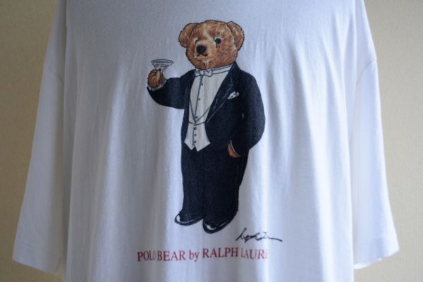 画像9: 1990s Polo Ralph Lauren ポロベアTシャツ  "MADE IN USA"  表記L