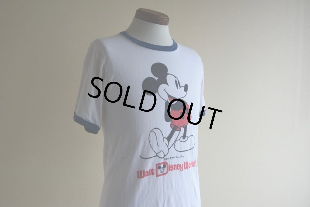 画像7: 1980s MICKEY MOUSE リンガーTシャツ　 "MADE IN USA"　 表記M  (7)