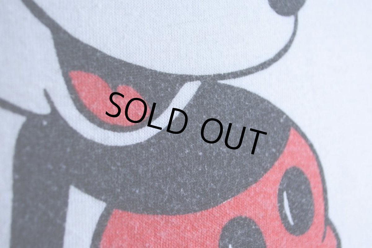 画像10: 1980s MICKEY MOUSE リンガーTシャツ　 "MADE IN USA"　 表記M  (10)
