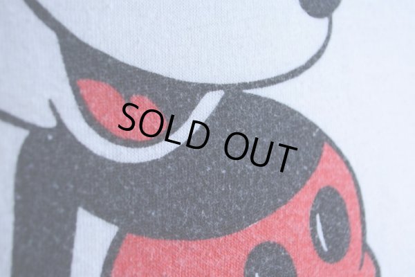 画像10: 1980s MICKEY MOUSE リンガーTシャツ  "MADE IN USA"  表記M
