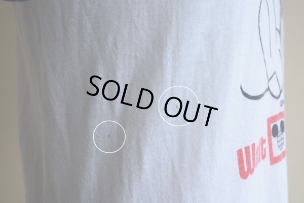 画像13: 1980s MICKEY MOUSE リンガーTシャツ  "MADE IN USA"  表記M