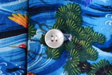 画像15: 1960s SPORTS WEAR レーヨンアロハシャツ　 "MADE IN JAPAN"/和柄(鶴)　 表記M  (15)