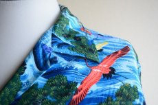 画像8: 1960s SPORTS WEAR レーヨンアロハシャツ　 "MADE IN JAPAN"/和柄(鶴)　 表記M  (8)