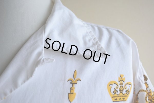 画像8: 1960s Larry's オープンカラーシャツ　 "NASSAU IN THE BAHAMAS"　 実寸L 