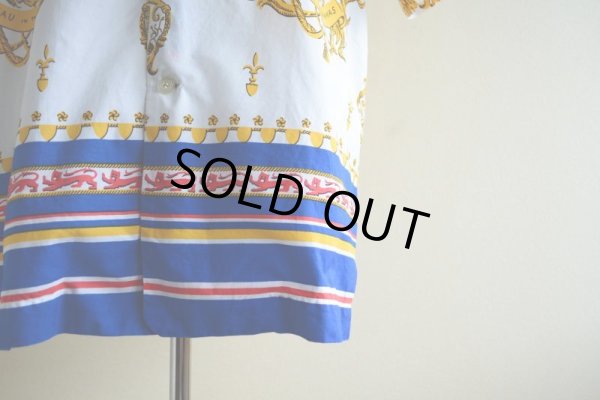 画像12: 1960s Larry's オープンカラーシャツ　 "NASSAU IN THE BAHAMAS"　 実寸L 