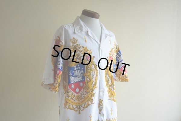 画像7: 1960s Larry's オープンカラーシャツ　 "NASSAU IN THE BAHAMAS"　 実寸L 