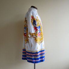 画像2: 1960s Larry's オープンカラーシャツ　 "NASSAU IN THE BAHAMAS"　 実寸L  (2)