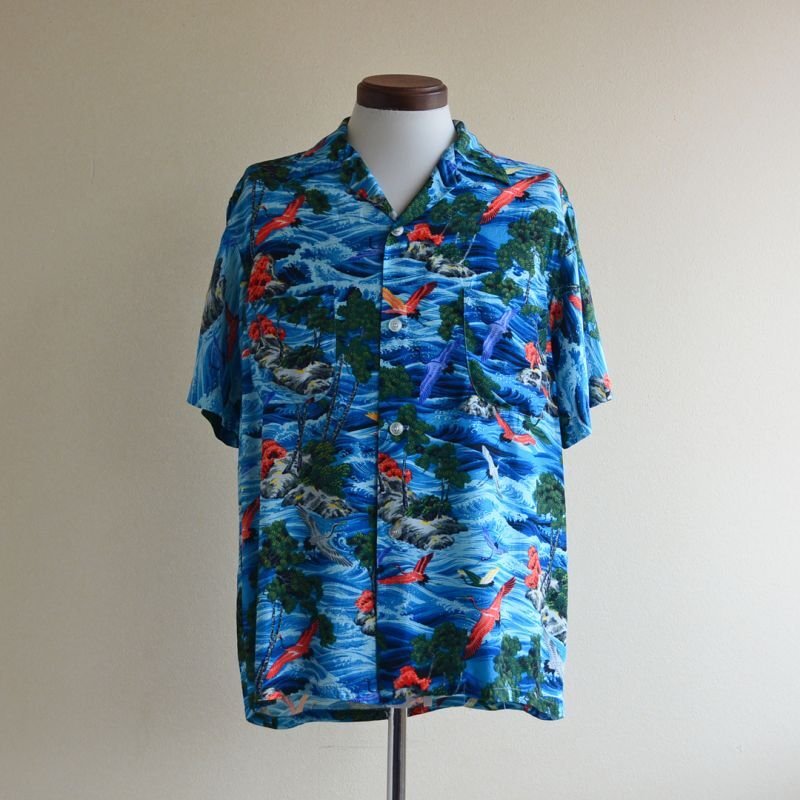1960s SPORTS WEAR レーヨンアロハシャツ 