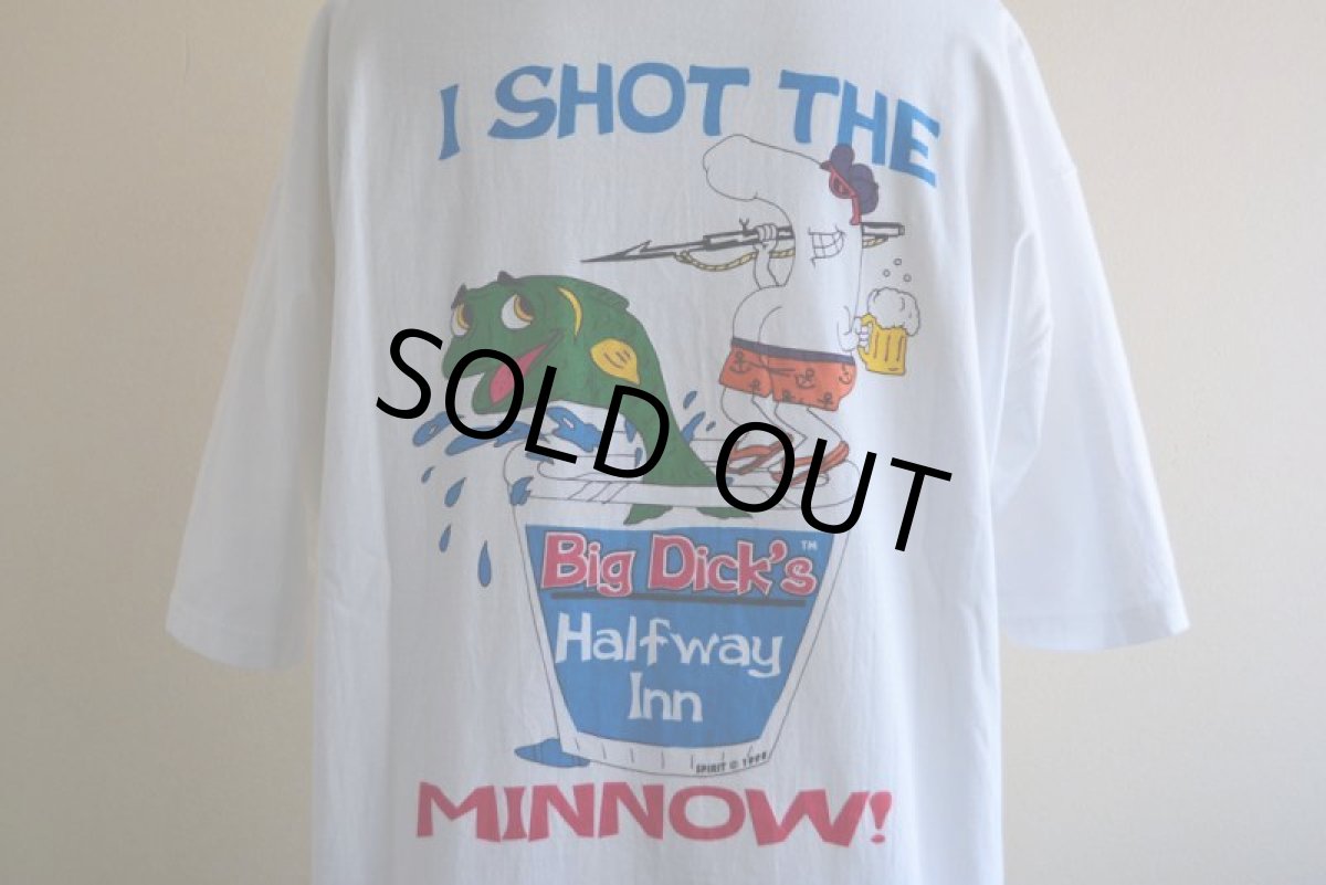 画像11: 1990s BIG DICK'S HALFWAY INN ド下ネタTシャツ　 表記XL  (11)